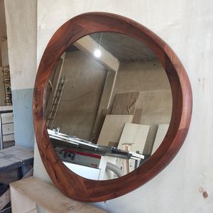 Solid Wood Wall <b>Mirror</b> Handmade Artisan Home Decoration - Product Image 4