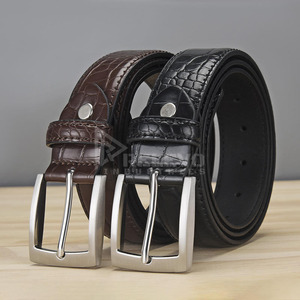 Cinturones de cuero genuino para hombre, hechos a mano, con hebilla de aleación premium, cinturón casual para hombre, muy vendido. - Product Image 6