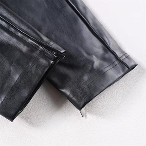 Pantalones de Cuero Auténtico para Hombre, Pantalones de Motociclista de Piel de Vaca Genuina, Pantalones de Moda, Fabricación Personalizada OEM - Product Image 5