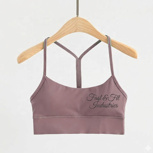 2026 Collection Plus Size Strapless Yoga Sports <b>Bra</b> with Front Logo Four-Way <b>Stretch</b> Breathable Lightweight for Women - Product Image 1