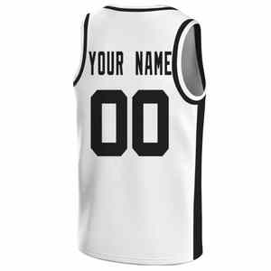Camisetas de Baloncesto Personalizadas al Por Mayor con Logotipo en Blanco, de Secado Rápido, Tallas Grandes, Nueva Llegada, Ropa Deportiva Transpirable - Product Image 3