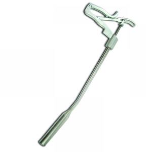 Pistolet d'administration vétérinaire incurvé – Applicateur de bolus en acier inoxydable de qualité supérieure pour bovins et caprins - Product Image 5