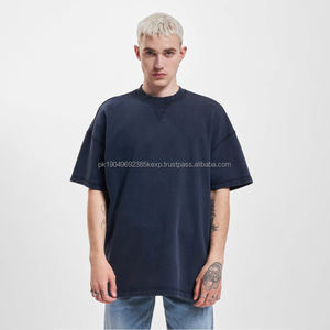 Camiseta de Manga Corta para Hombre, Ropa Casual de Alta Calidad, Cuello Redondo, Transpirable, 100% Algodón, Ajuste Holgado, Estampada - Product Image 1