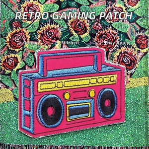 Parches Termoadhesivos de Fieltro de Poliéster Ecológico con Diseños de Consola de Videojuegos Retro de los 90, Música, DVD, Cintas y Radio para Gorras - Product Image 2