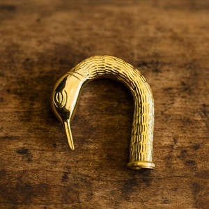 Natural Wooden Eco-Friendly Polished Brass Handle Rustic Modern Walking Sticks Canes for Gifts - Product Image 3