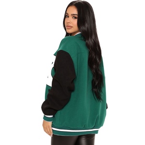 Chaqueta Universitaria de Béisbol de Invierno para Mujer, Estilo Holgado y Elegante, Última Moda Urbana para Fiestas al Aire Libre, Venta al Por Mayor - Product Image 2