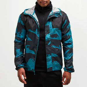 <b>Men</b> Classic Windbreaker <b>Jacket</b> Lightweight Outdoor Casual Soft Comfortable Zip Closure Regular Fit Modern Outerwear - Product Image 2
