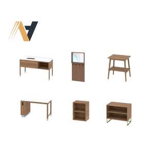 Ensemble de meubles de chambre à coucher Queen moderne et durable pour hôtel, programmes de rénovation et de modernisation des chambres d'hôtes commerciales pour Holiday Inn Twin XL King - Product Image 4