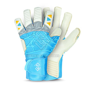 Premium High Quality Goalkeeper Gloves with Non-Slip Latex Palm Hook & Loop Closure Ventilated Structure Flexible Wrist Support - Product Image 3