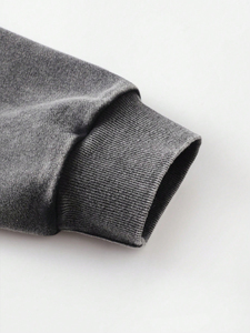 Wholesale 100% Cotton Men's Loose Pullover Sweater <b>American</b> Street Fashion 3D Pattern Camouflage Stand Collar Autumn Seasonality - Product Image 3