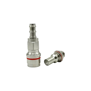 Acoplamiento de Válvula de Cara Plana Antigoteo de Acero Inoxidable 316L Premium UQD de Desconexión Rápida para Refrigeración Líquida en Centros de Datos - Product Image 4