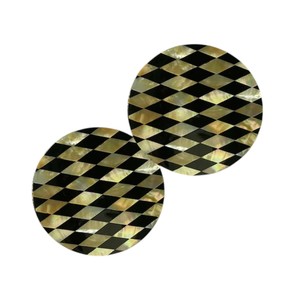 Elegant Shell Inlay <b>Drink</b> <b>Coasters</b> for Home Decor - Product Image 3