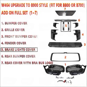 G-Serisi W464/W463a G63 Geniş Kasa Kiti Yükseltme Arka Fren Lambası Kapakları 2019-2022 Modelleri B700 B800 B900 Araç Gövdesi için - Product Image 6