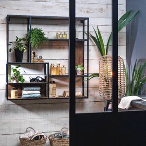 Étagère murale Vandana Optima Elara en métal et bois de manguier - Product Image 1