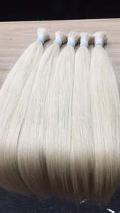 Produits haut de gamme d'extensions de cheveux en vrac humains vietnamiens bruts blonds 613 couleur expédition rapide DHL FedEx - Product Image 6