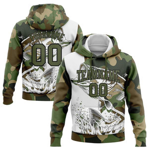 Sweat-shirt de pêche camouflage pour homme, impression par sublimation, UPF 50, séchage rapide, motif poisson, en vente - Product Image 1