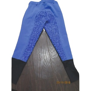 2021 <b>Top</b> Selling <b>Ladies</b> White <b>High</b> Waist Equestrian Breeches Custom Logo Jodhpurs with Silicone Grip Full Seat Riding Clothes - Product Image 2