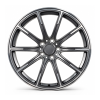 Jantes forgées monobloc à dix branches, finition usinée, 18-22 pouces, 5x112 5x114.3, modèle VIW-210 pour BMW Audi Mercedes-Benz