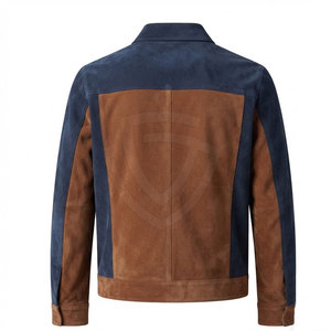 Premium <b>Suede</b> <b>Leather</b> <b>Jacket</b> Featuring Modern Tailored Silhouette Soft Texture And Zip Closure For Everyday Lifestyle Clothing - Product Image 2
