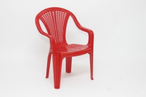 Modern Outdoor Plastic <b>Dining</b> <b>Chair</b> – <b>Stackable</b> Garden, Beach & Banquet Armchair Furniture-40x48x63cm- - Product Image 4