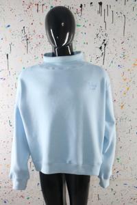 Sweat-shirt à col montant 100% coton avec broderie appliquée, col large, URBAN PRODUCTIONS - Product Image 3