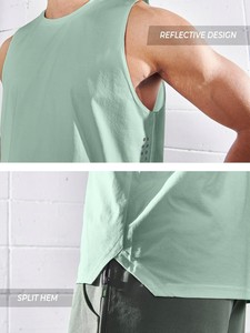Chaleco Deportivo para Hombre al por Mayor, Camiseta sin Mangas para Entrenamiento Atlético, Cómoda, Transpirable, Ropa Deportiva sin Mangas, Servicio de Fabricación Personalizada - Product Image 4