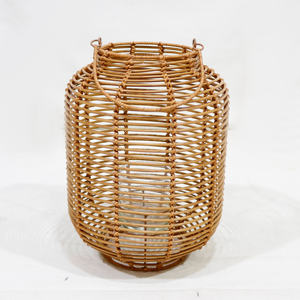 Artex Dong Thap Factory <b>Large</b> <b>Lantern</b> Handmade Bamboo Rattan Rustic Decorative Outdoor Candle Holders - Product Image 5
