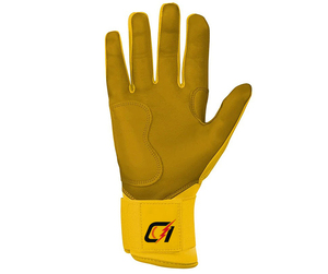 Gants de frappe de baseball personnalisés, couleur unie, évacuation de l'humidité, légers, paume en cuir Cabretta, dos en cuir de vachette, performance athlétique - Product Image 6