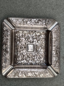 Cenicero de Aluminio Plateado Estilo Americano, Diseño Antihumo, Resistente al Calor, Coleccionable, Regalo de Lujo para el Hogar - Product Image 2