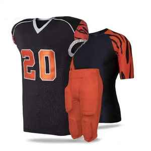 Uniforme de Fútbol Americano de Alta Calidad en Color Sólido, 100% Poliéster, Uniforme de Fútbol Americano para Equipos, Diferentes Colores y Tallas - Product Image 1