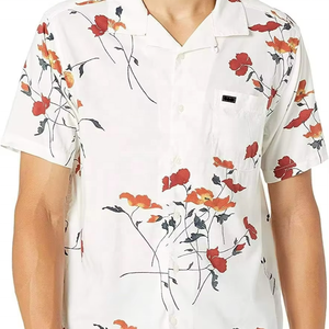 Camisa Hawaiana Personalizada para Hombre, Camisas de Playa, Otras Telas, Nueva, Informal, de Verano, Tejida, de Secado Rápido para Adultos - Product Image 1