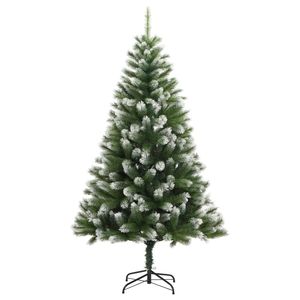 Sapin de Noël Artificiel Articulé avec 300 LED et Ensemble de Boules 210 cm Décorations Festives - Product Image 5