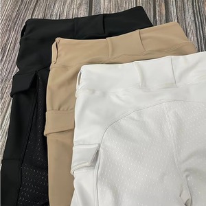 Leggings Ecuestres para Mujer con Bolsillos para Teléfono, Pantalones de Montar a Caballo con Elasticidad en 4 Direcciones, Jodhpurs Deportivos para Dama - Product Image 2