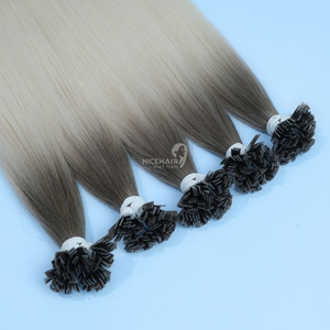 Meilleures extensions de cheveux crus à pointe plate en kératine italienne 100% cheveux humains vietnamiens slaves Vague naturelle directe d'usine - Product Image 6