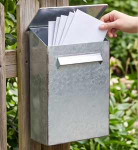 Boîte aux lettres murale en acier galvanisé de qualité supérieure avec accès frontal et finition thermolaquée pour usage extérieur - Product Image 6