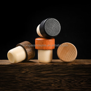 Boussole manuelle réutilisable populaire <span class=keywords><strong>bouchon</strong></span> de verre à <span class=keywords><strong>vin</strong></span> <span class=keywords><strong>Carafe</strong></span> en bois liège pour <span class=keywords><strong>bouchon</strong></span> de barre supérieure de stockage de <span class=keywords><strong>vin</strong></span> - Product Image 3