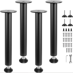 16" Adjustable Heavy Duty Steel Table <b>Legs</b> Set of 4 Metal Desk <b>Legs</b> Coffee Dining Table Base DIY Furniture OEM Vietnam EDPTBL026 - Product Image 5