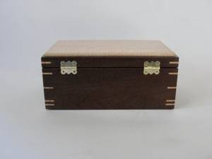 Luxury Walnut Wood Watch Bracelet Jewelry Box with Soft Grey Velvet Lining - Premium Multiple Slots Display Case Organizer - Product Image 2