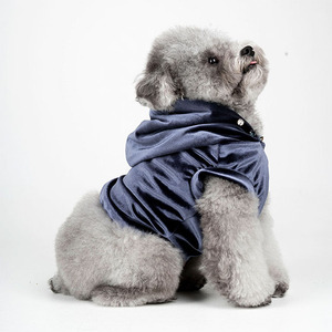 Dog Apparel VELVET HOODY Polyester Classic Lightweight Modern Cute Luxury Spring <b>Top</b> for Dogs and <b>Cats</b> comfortable wear dog <b>tops</b> - Product Image 4