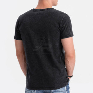 Camiseta Casual para Hombre con Lavado Ácido, Suave, de Primera Calidad, Estilo Urbano, Transpirable, Corte Holgado - Product Image 2
