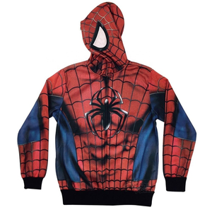 2026 Wholesale Spider Zipper Hoodie All Over Print Sublimation Hoodies <b>Jumper</b> Oversize Unisex Zip Up Hoodie OEM Low MOQ - Product Image 1