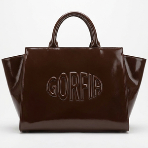 Bolso de Hombro de Cuero Nubuck para Mujer, Marca Original GORFIA, Personalizado, con Letra Grabada, Gran Capacidad - Product Image 1