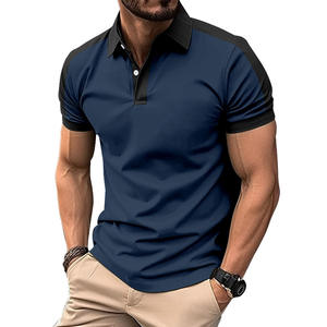 Vêtements d'été, nouvelle collection décontractée, polos à col rabattu, manches courtes, respirants, polos pour hommes avec votre logo - Product Image 1