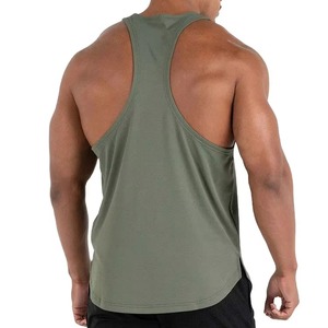 Men Gym <b>Stringer</b> Tank Top Racerback Sleeveless Fitness Workout <b>Vest</b> Breathable Bodybuilding Tank Top Custom Logo Wholesale - Product Image 3