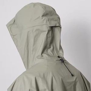 Custom Design <b>Men</b> Hooded Canvas Windbreaker <b>Jacket</b> Winter High Street Style Eco Friendly Lightweight Windproof Breathable - Product Image 4