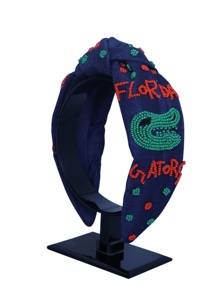 Bandeau de cheveux en velours rembourré fait main, élégant et spécial pour les jours de match de football, pour femmes et filles, idéal pour les événements sportifs - Product Image 4