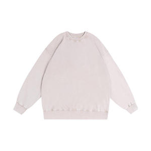Sweat-shirt ample en coton épais à épaules tombantes, molleton lourd, vente en gros, OEM - Product Image 4
