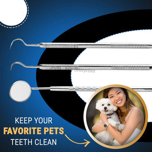 Kit de Herramientas de Higiene Dental de Acero Inoxidable, Raspador de Sarro, Limpiador Dental, Espejo Bucal, Instrumento Quirúrgico Dental Manual con Certificación CE - Product Image 5