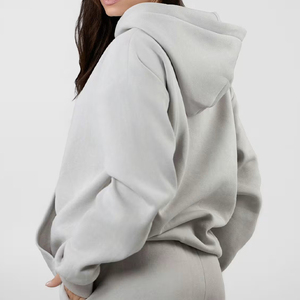 Sudadera con Capucha para Mujer, de Forro Polar, Ecológica, Transpirable por Delante, Estampada, Tejida, de Color Sólido, Informal, de Manga Larga, para Otoño, Invierno y Primavera - Product Image 1