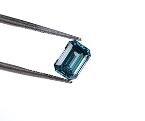 หินแฟนซีเพาะเลี้ยงในห้องปฏิบัติการ OM GEMS ขนาด 1.0 กะรัต ทรงเอเมอรัลด์ สีน้ำเงินเข้ม ความสะอาดระดับ VVS, VS1 เพชรทรงแปดเหลี่ยม CVD สำหรับเครื่องประดับ - Product Image 3